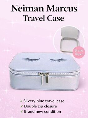 NEW Neiman Marcus Women's Gray Travel Case